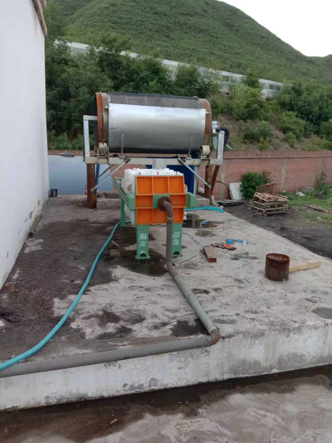 疊饒微濾機安裝現(xiàn)場
