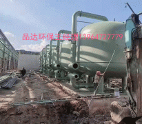 污水預(yù)處理機(jī)械過(guò)濾器安裝現(xiàn)場(chǎng)